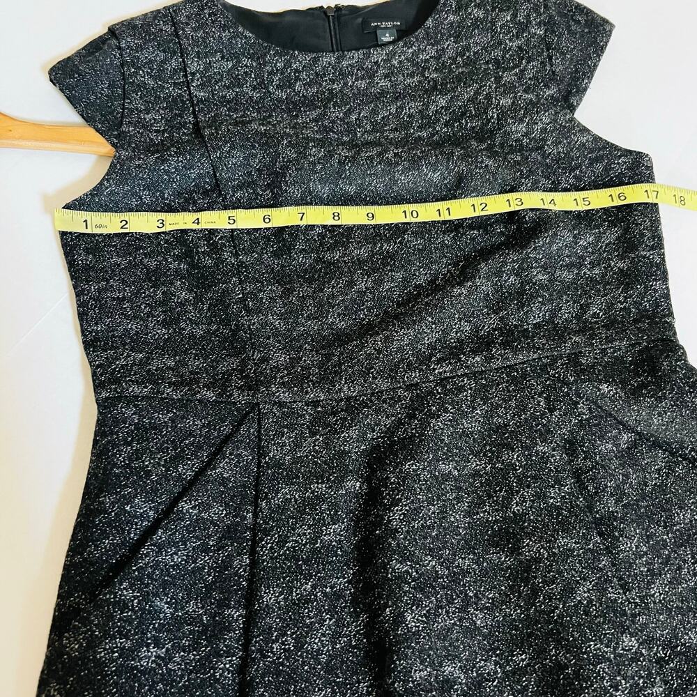 Ann Taylor Wool Cap Sleeve Sheath Dress Size 4 - Picture 6 of 8
